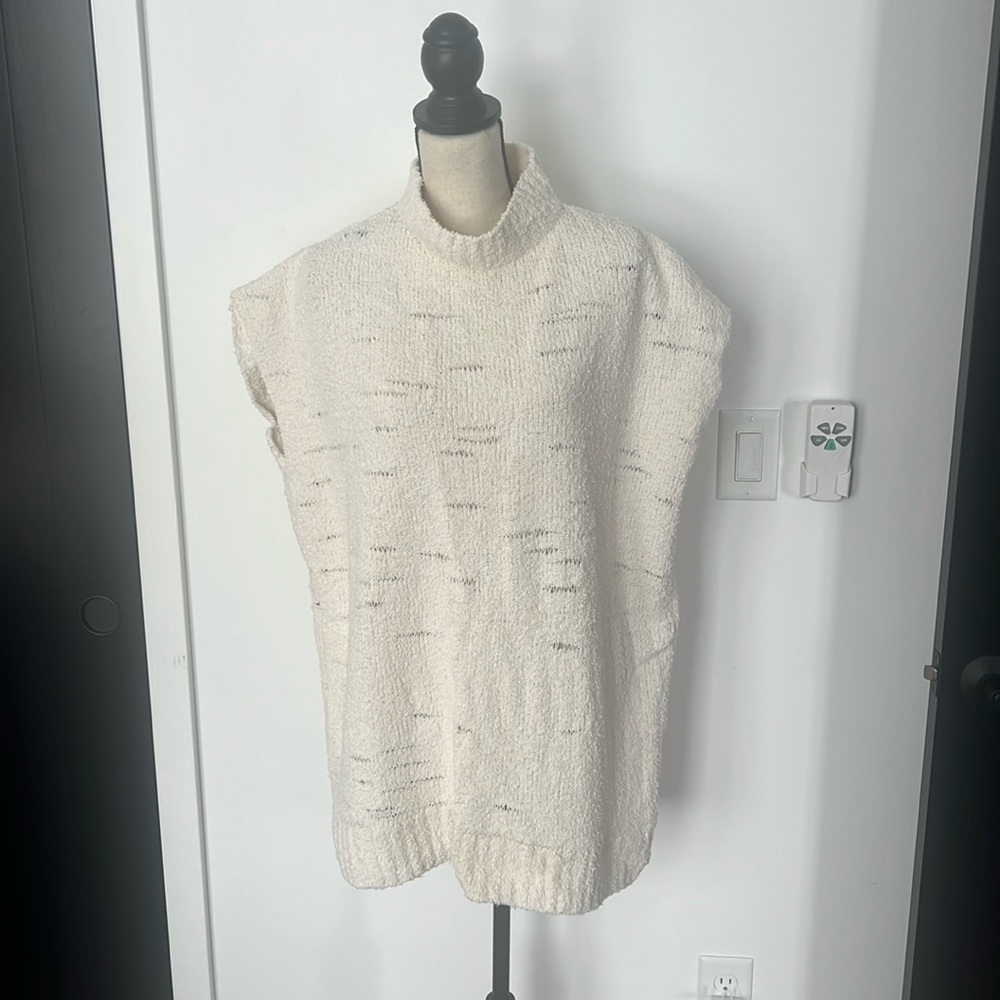 NWT FREE PEOPLE BEACH WHITE SAND JUMPER TOP